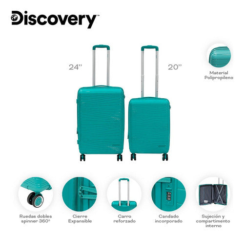 SET VALIJAS PP DISCOVERY 20-24  19184-19185-19186-19187-19188