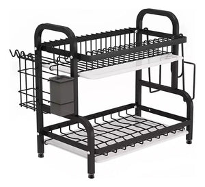 ESCURREPLATOS 2 PISOS NEGRO 57916094