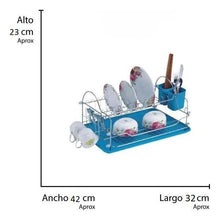 Cargar imagen en el visor de la galería, ESCURRIDOR PLATOS REF KD-32 COCINA ESCURREPLATO 862632