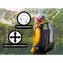 Cargar imagen en el visor de la galería, MOCHILA CAMPING EVERLAST 11585