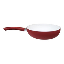 Cargar imagen en el visor de la galería, SARTEN DE CERAMICA ROSWEL 30CM 9475130 (BLANCO-ROJO)