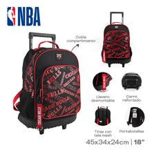 Cargar imagen en el visor de la galería, MOCHILA CARRO NBA CHICAGO BULLS 28022