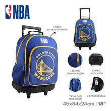 Cargar imagen en el visor de la galería, MOCHILA CARRO NBA GOLDEN STATE WARRIORS 28025