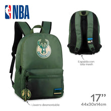 Cargar imagen en el visor de la galería, MOCHILA NBA MILWAUKEE BUCKS 27636