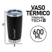 Cargar imagen en el visor de la galería, VASO TERMICO TRAVEL TECH 600ML 18616