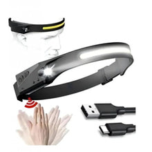 Cargar imagen en el visor de la galería, LINTERNA MINERO AJUSTABLE USB LIN-03