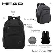 Cargar imagen en el visor de la galería, MOCHILA PORTANOTEBOOK HEAD 31600