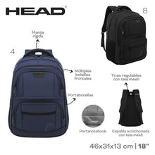 Cargar imagen en el visor de la galería, MOCHILA PORTANOTEBOOK HEAD 31601