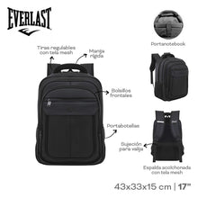 Cargar imagen en el visor de la galería, MOCHILA PORTANOTEBOOK EVERLAST 31603