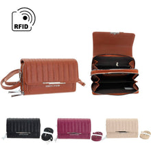 Cargar imagen en el visor de la galería, BILLETERA/BANDOLERA AGARRATE CATALINA CON RFID ACBIINV2648