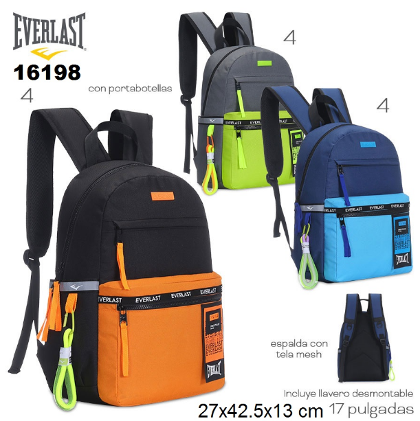 MOCHILA RUNNING EVERLAST 21412 – Lenid Mayorista