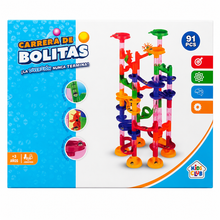 Cargar imagen en el visor de la galería, JUEGO CARRERA DE BOLITAS 91 PIEZAS 56328
