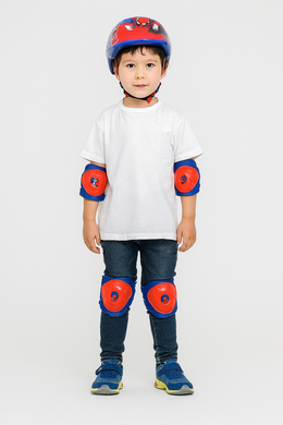 KIT CASCO+PROTECCIONES SPIDERMAN 12278