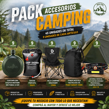 Cargar imagen en el visor de la galería, PACK ACCESORIOS CAMPING