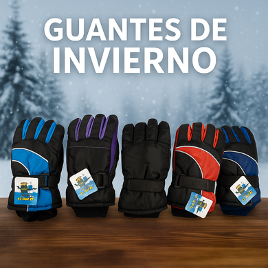 GUANTE DE INVIERNO NIÑOS TERMICO 9009SR (SURTIDO)