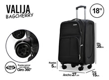 Cargar imagen en el visor de la galería, VALIJA BAGCHERRY 18 129-01.0