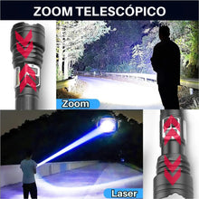 Cargar imagen en el visor de la galería, LINTERNA ALUMINIO 30W LUZ BLANCA-BAT 26650 L461