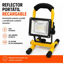 Cargar imagen en el visor de la galería, REFLECTOR PORTATIL LAMPARA RECARGABLE 30W 2140