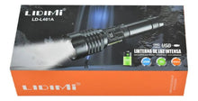 Cargar imagen en el visor de la galería, LINTERNA ALUMINIO 30W LUZ BLANCA-BAT 26650 L461