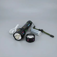 Cargar imagen en el visor de la galería, LINTERNA ALUMINIO 30W CON ENCENDEDOR-8000mAh L1514