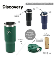 Cargar imagen en el visor de la galería, VASO TERMICO DISCOVERY 900ML 18492