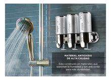 Cargar imagen en el visor de la galería, DISPENSER TRIPLE AMURABLE PLATEADO 18409