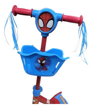 Cargar imagen en el visor de la galería, MONOPATIN 3 RUEDAS CON LUCES Y MUSICA SPIDEY 12011
