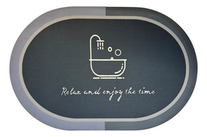 ALFOMBRA BAÑO OVAL SECADO RAPIDO 57916954