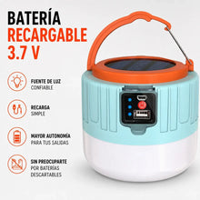 Cargar imagen en el visor de la galería, LUZ DE CARGA SOLAR CON CONTROL REMOTO T05