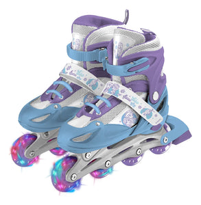 ROLLER FROZZEN 3 EN 1 CON LUCES + KIT DE PROTECCIÓN 12225