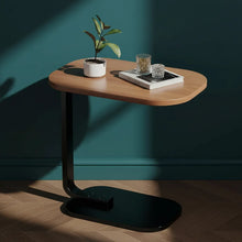 Cargar imagen en el visor de la galería, MESA DE ARRIME MADERA Y HIERRO EA-371 (CAOBA)