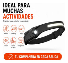 Cargar imagen en el visor de la galería, LINTERNA MINERO AJUSTABLE USB LIN-03
