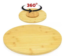 Cargar imagen en el visor de la galería, BANDEJA DE BAMBU GIRATORIA 360° 57917474