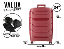 Cargar imagen en el visor de la galería, VALIJA BAGCHERRY 24&quot; 242-01.2
