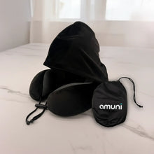 Cargar imagen en el visor de la galería, ALMOHADA DE VIAJE CON GORRO AM-AV01