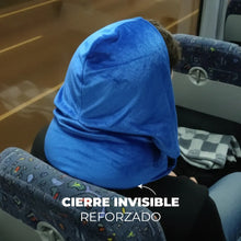 Cargar imagen en el visor de la galería, ALMOHADA DE VIAJE CON GORRO AM-AV01