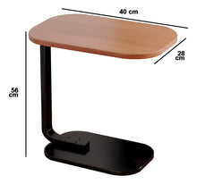 Cargar imagen en el visor de la galería, MESA DE ARRIME MADERA Y HIERRO EA-371 (CAOBA)