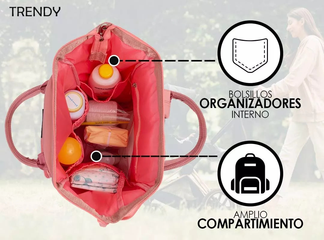 Trendy mochilas maternales sale