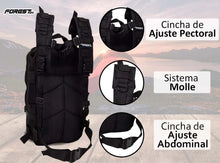 Cargar imagen en el visor de la galería, MOCHILA TÁCTICA FOREST 13505-10460