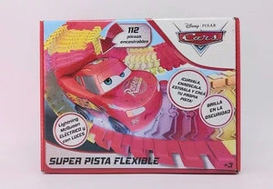 PISTA DE CARS FLEXIBLE 112PC CHICA FDCD1901