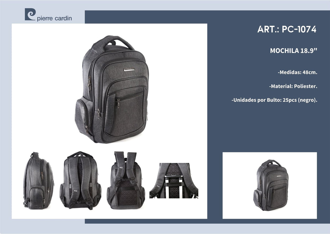 MOCHILA PORTANOTEBOOK PIERRE CARDIN PC1074