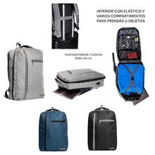 Cargar imagen en el visor de la galería, MOCHILA PIERRE CARDIN PC1057