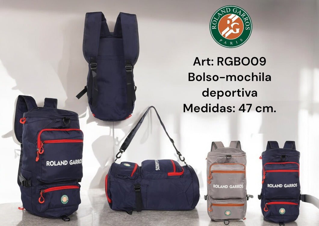 BOLSO MOCHILA DEPORTIVO ROLAND GARROS RGBO09