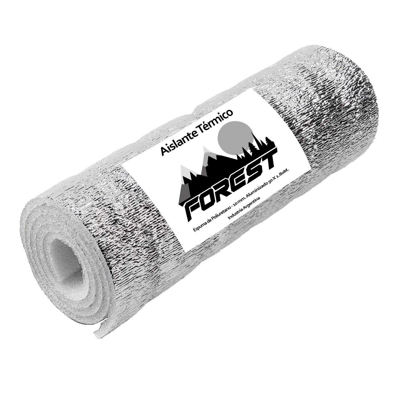 AISLANTE DE POLITILENO ALUMINIZADO FOREST 10 MM - 501