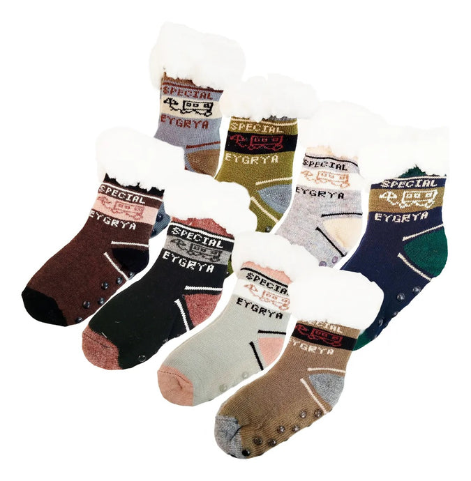 PANTUMEDIAS TERMICAS CON CORDERITO INFANTIL 9035SR (SURTIDO)