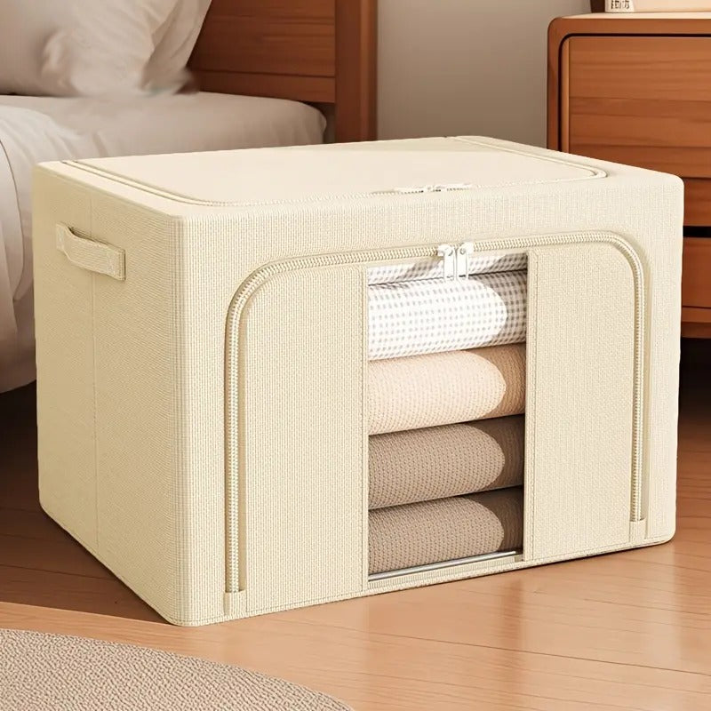 CAJA ORGANIZADORA TELA CON VISOR 600125