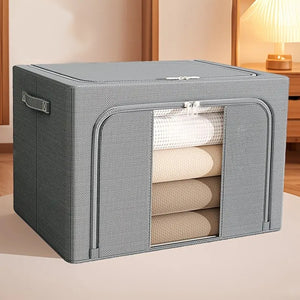 CAJA ORGANIZADORA TELA CON VISOR 600125