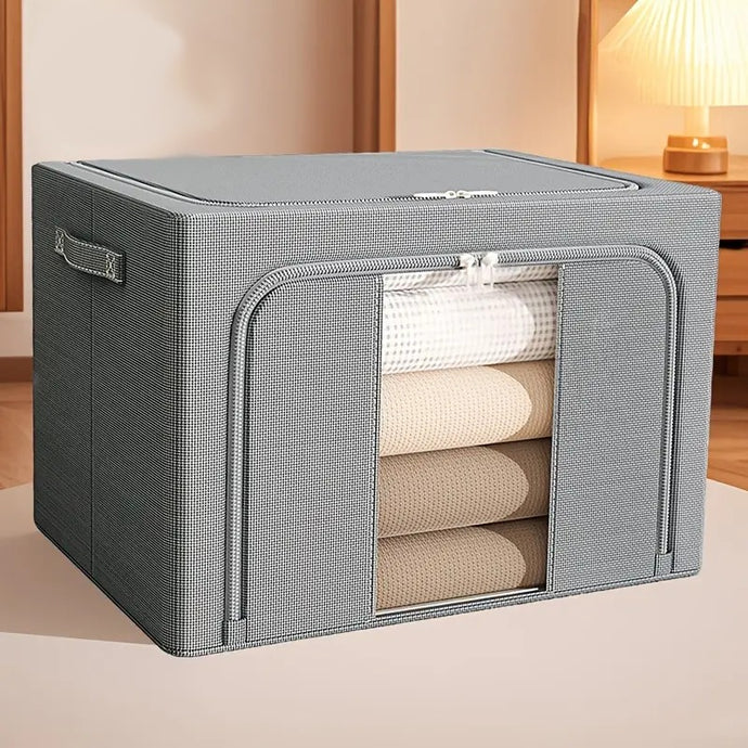 CAJA ORGANIZADORA TELA CON VISOR 600125