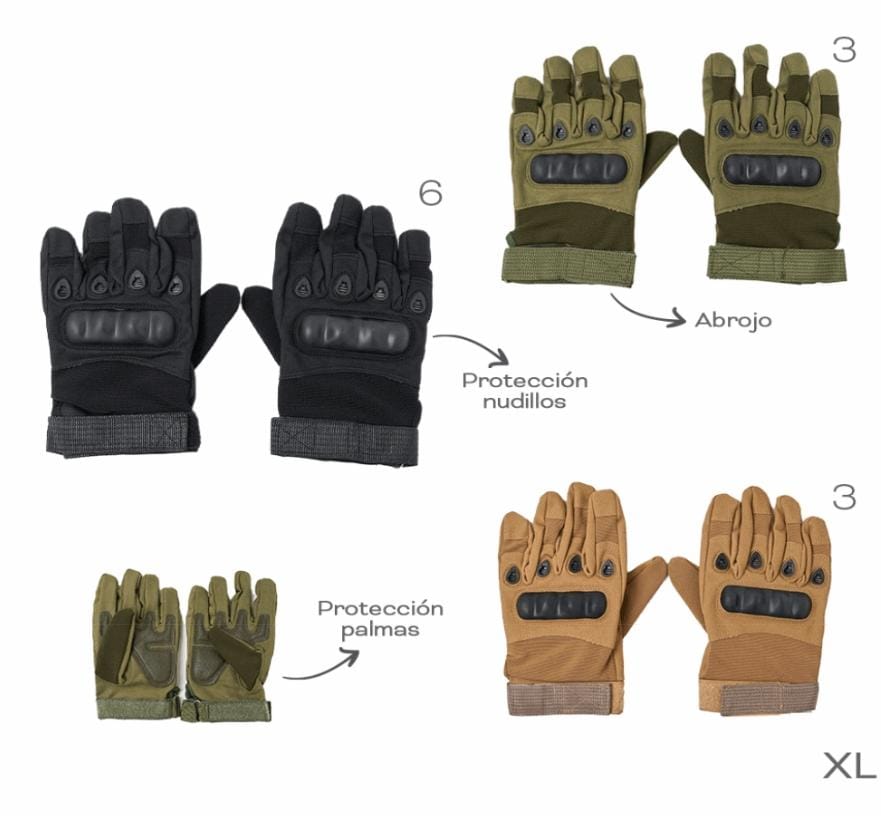 GUANTES TACTICOS 17874