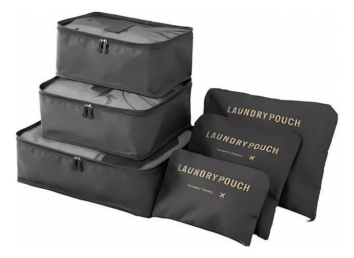 ORGANIZADOR  DE VIAJE VALIJA SET 6 KIT ESTUCHE 717-11